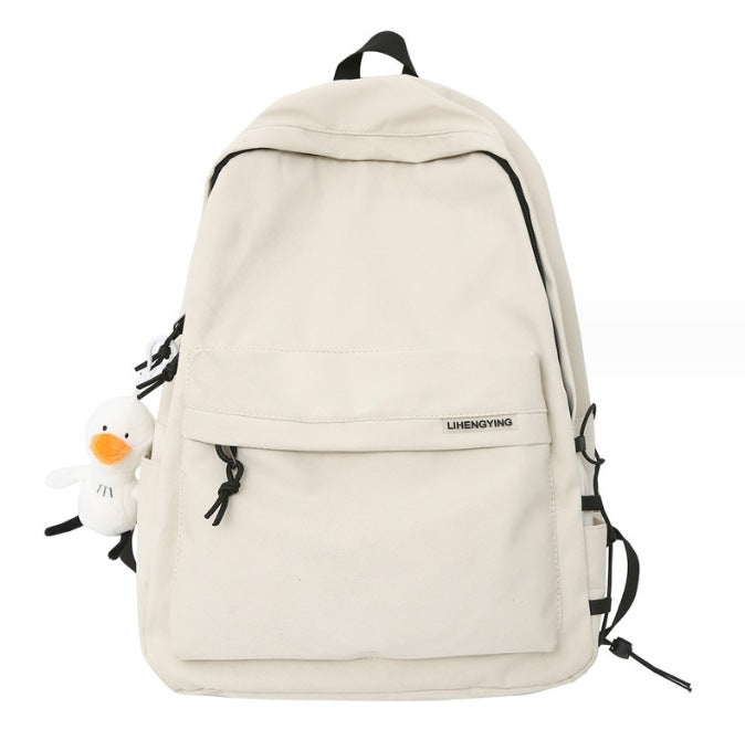 Men's Simplicity Large Capacity Female Junior High Backpacks