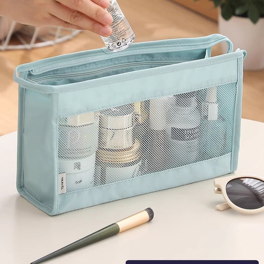 Women's Portable Toiletry Large Capacity High Sense Cosmetic Bags