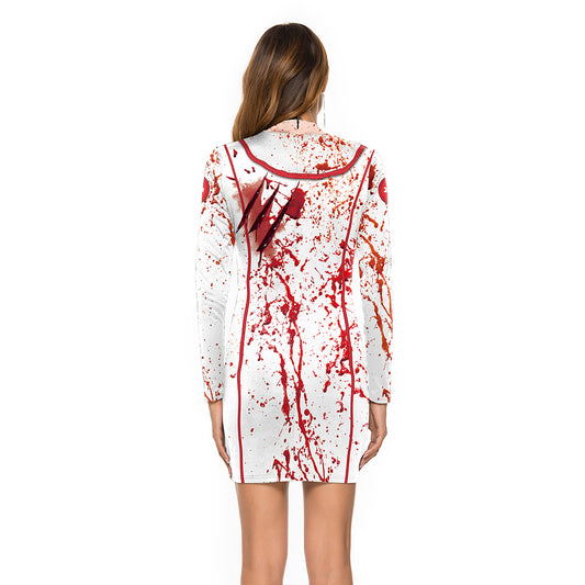 Women's Halloween Nurse Clothes Party Sexy Tight Uniform