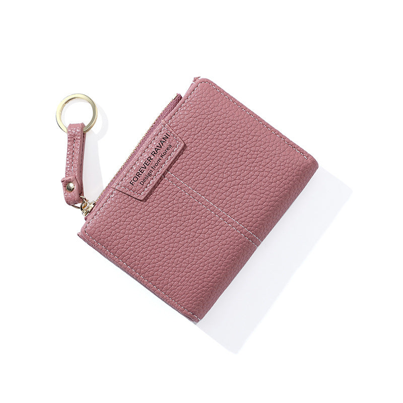 Women's Short Simple Clutch Folding Fashion Solid Ladies Wallets