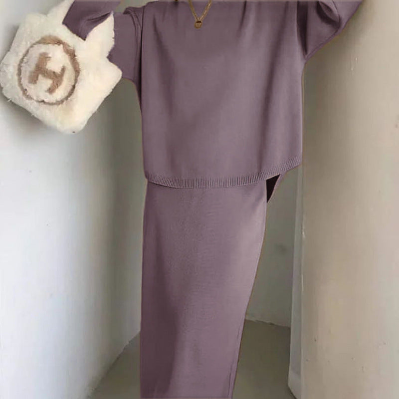 Women's Spring Solid Color Minimalist Long Sleeve Suits