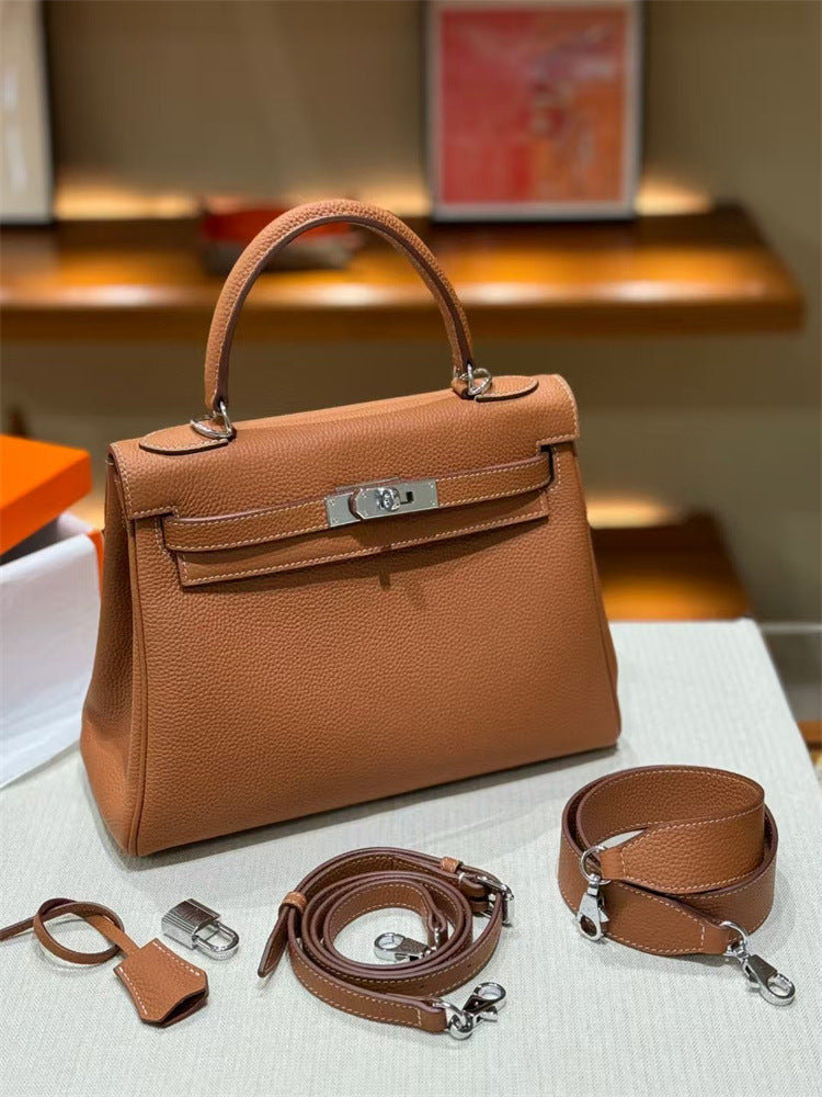 Women's Trendy High-grade Wide Strap Kelly First Bags