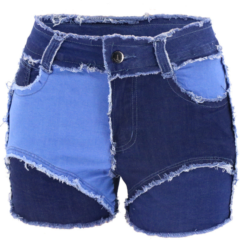 Women's Summer High Quality Mosaic Elastic Denim Women's Jeans