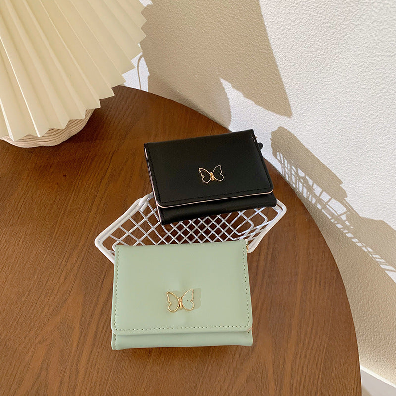 Korean Female Short Simple Multiple Slots Ladies Wallets