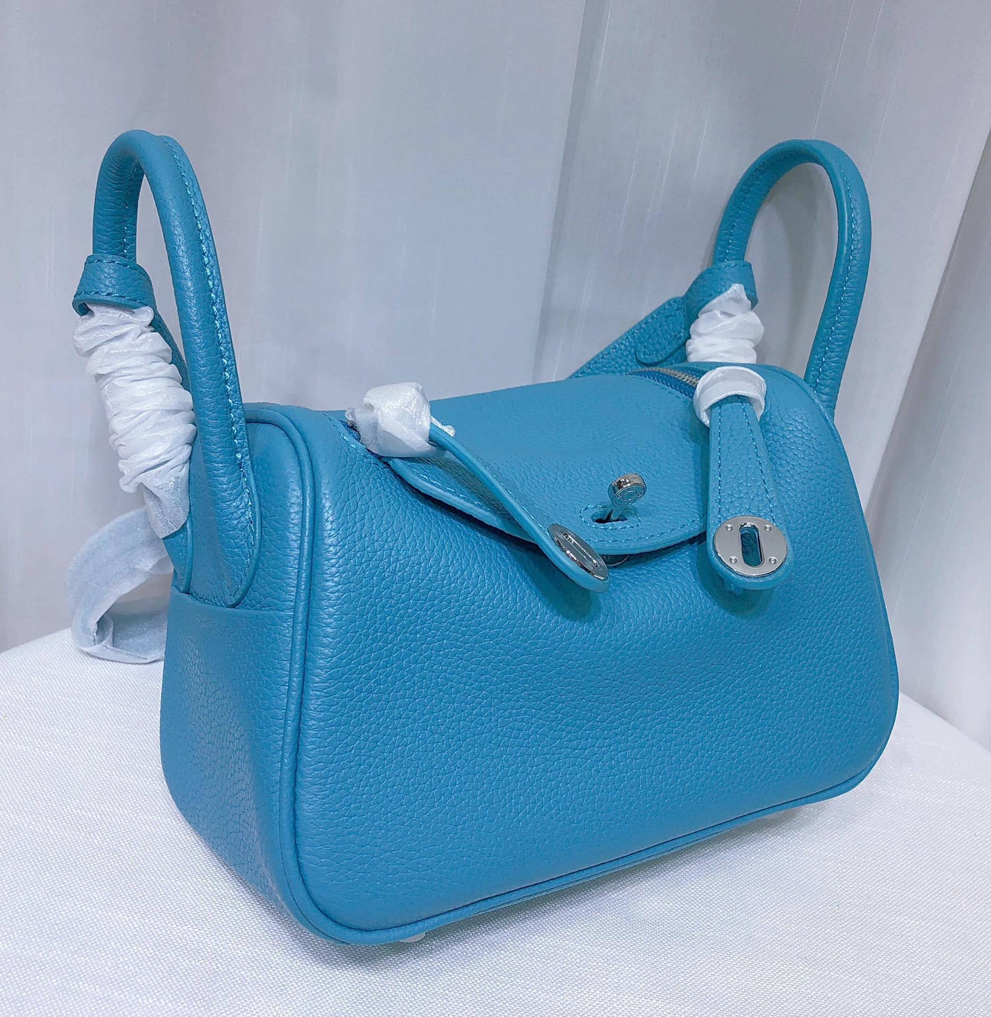 Women's Cowhide Mini Lindy Genuine Leather Doctor Gold Crossbody Bags