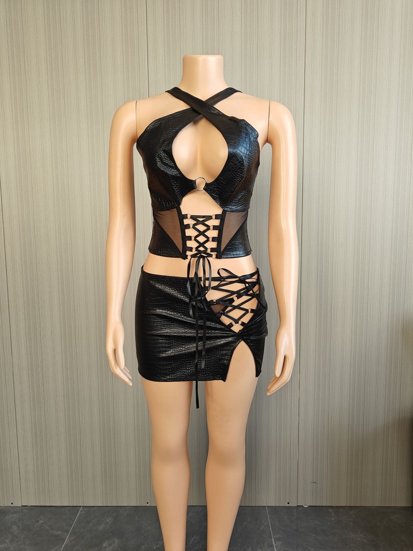 Fashion Durable Half-length Female Sexy Two-piece Suits