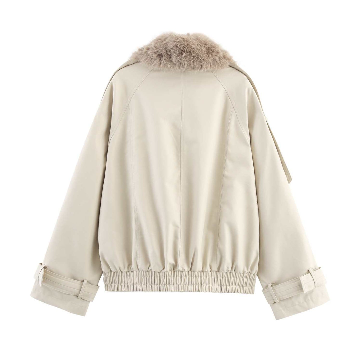 Fur Collar Double Breasted Trench Autumn Coats