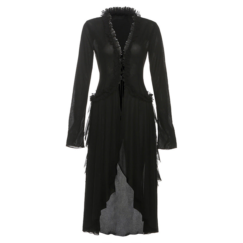 Women's Autumn French Style Gentle Irregular Design Blouses