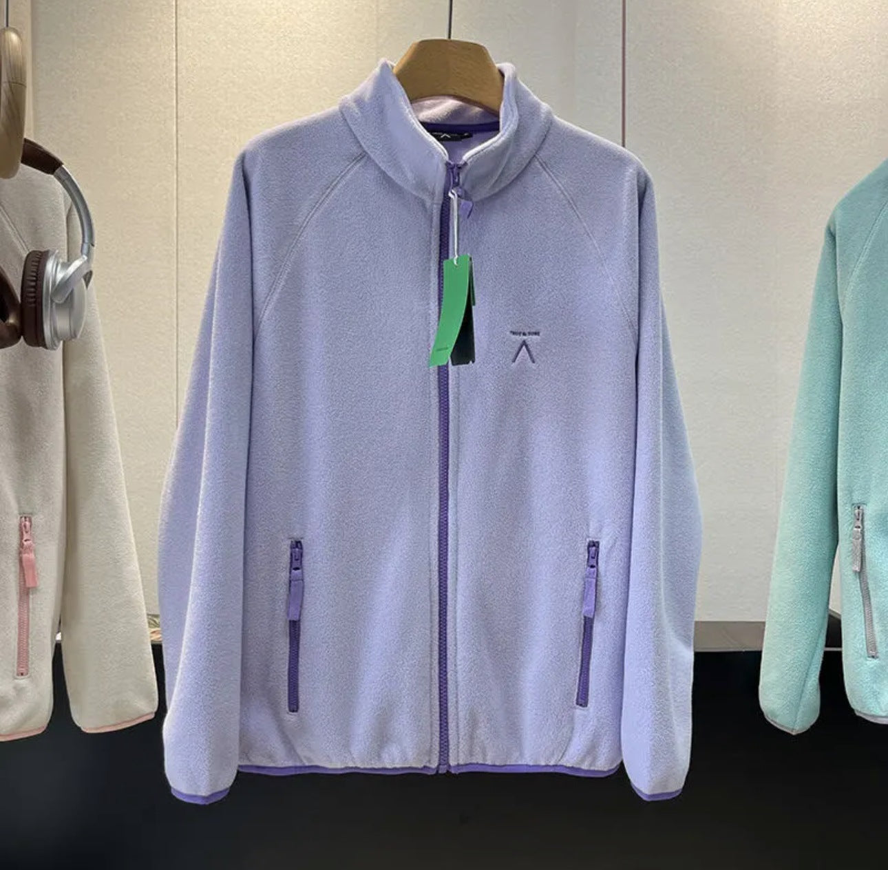 Women's Dopamine Stand Collar Fleece Zipper Polar Sweaters