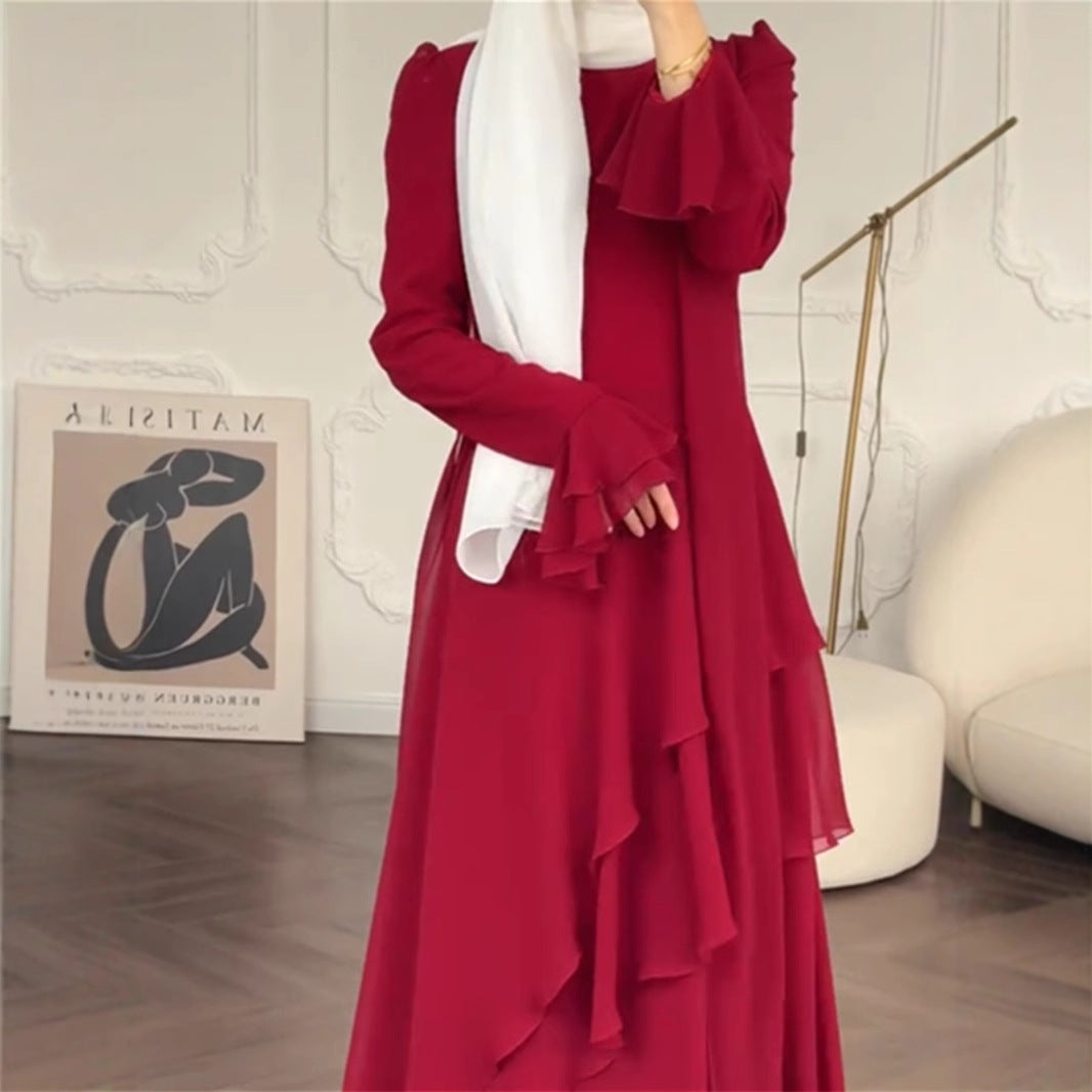 Spring Design Sense Fashion Long Sleeve Dresses