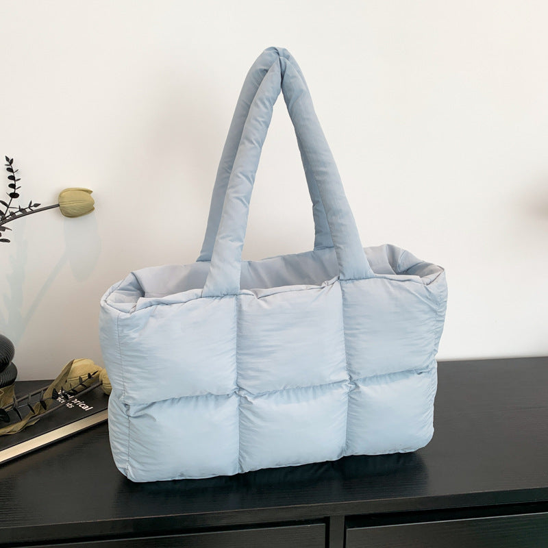 Women's Underarm Down Cotton Coat Large Capacity Shoulder Bags