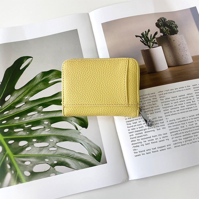 Women's Style Expanding Large Capacity Simple Zipper Ladies Wallets