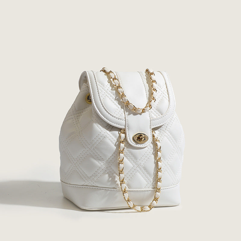 Women's Niche Diamond Pattern Korean Style Light Bags