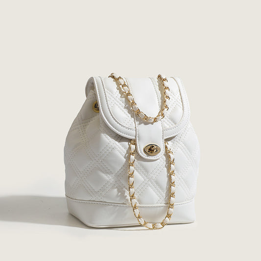 Women's Niche Diamond Pattern Korean Style Light Bags