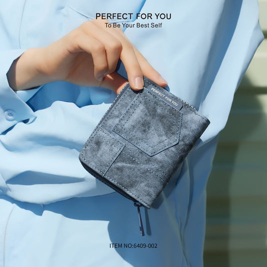 Women's Unique Slouchy Fashion Short High-grade Ladies Wallets