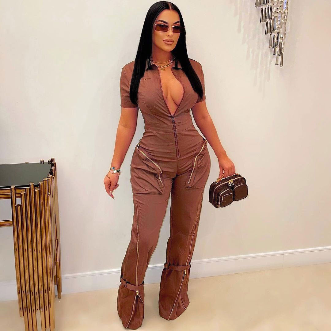 Sexy High Quality Summer Zipper With Suits
