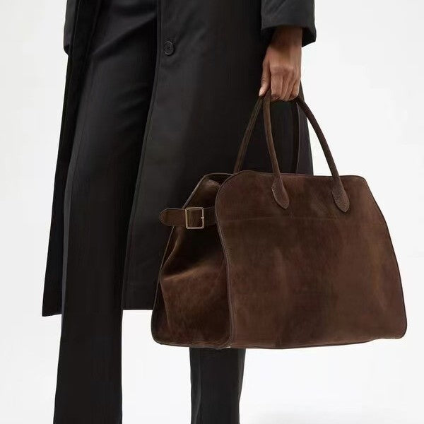 Creative Charming Cowhide Leather Minimalist Large Handbags