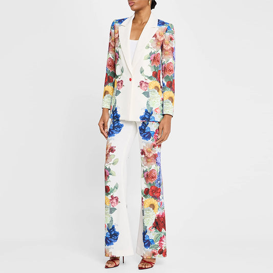 Creative Charming Bright Digital Printing Two-piece Jackets