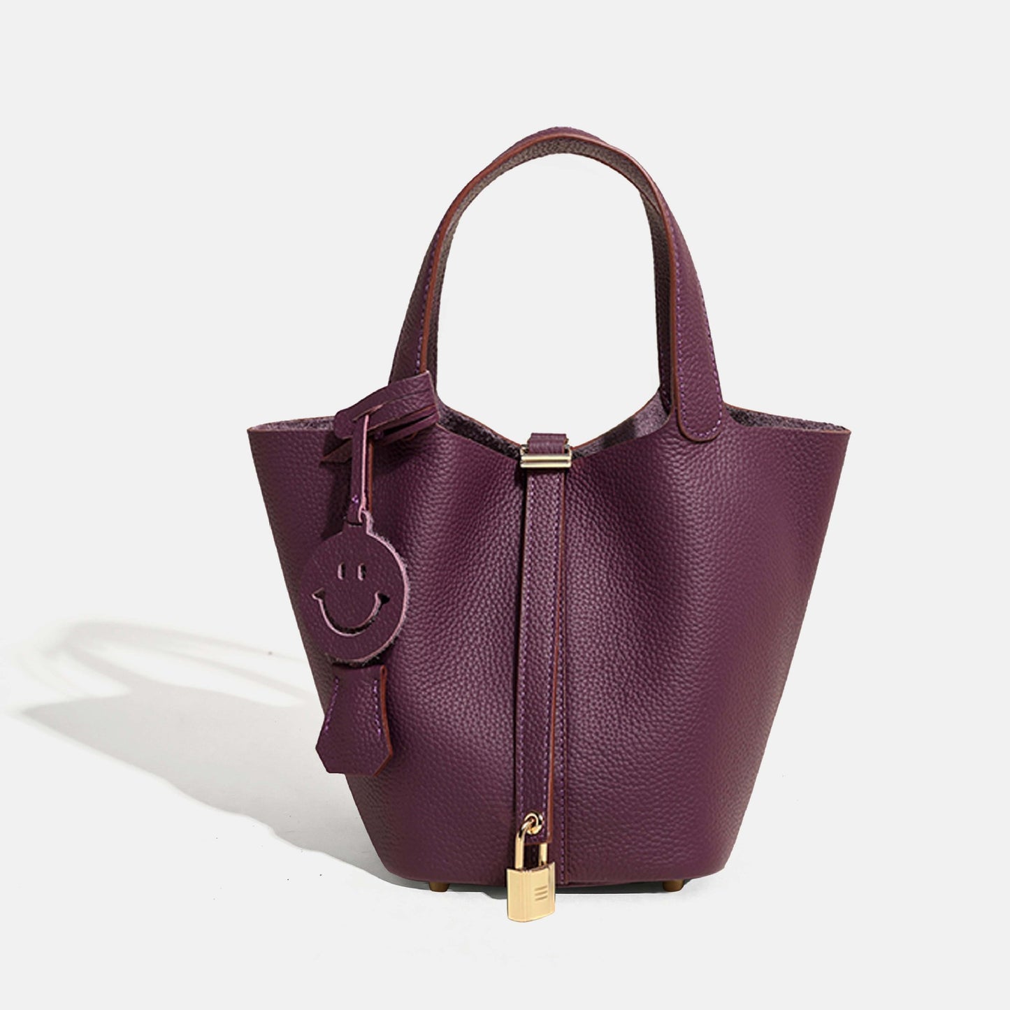 Women's First Layer Cowhide Vegetable Basket Handbags