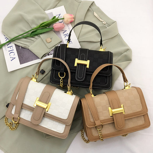 Women's Spring Chain Fashion Personality Retro Portable Shoulder Bags