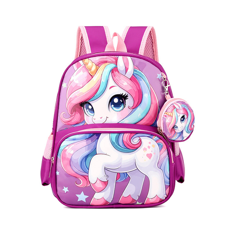 Children's Large Capacity Cute Boys Ultra Light Kindergarten School Bags