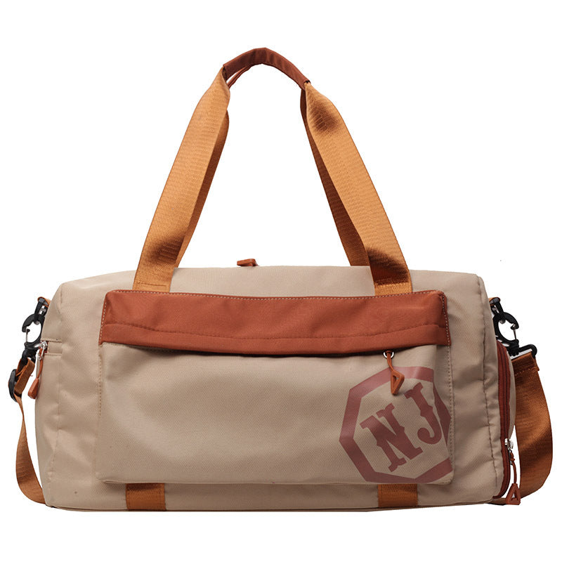 Women's Contrast Color Short-distance Portable Out Yoga Travel Bags