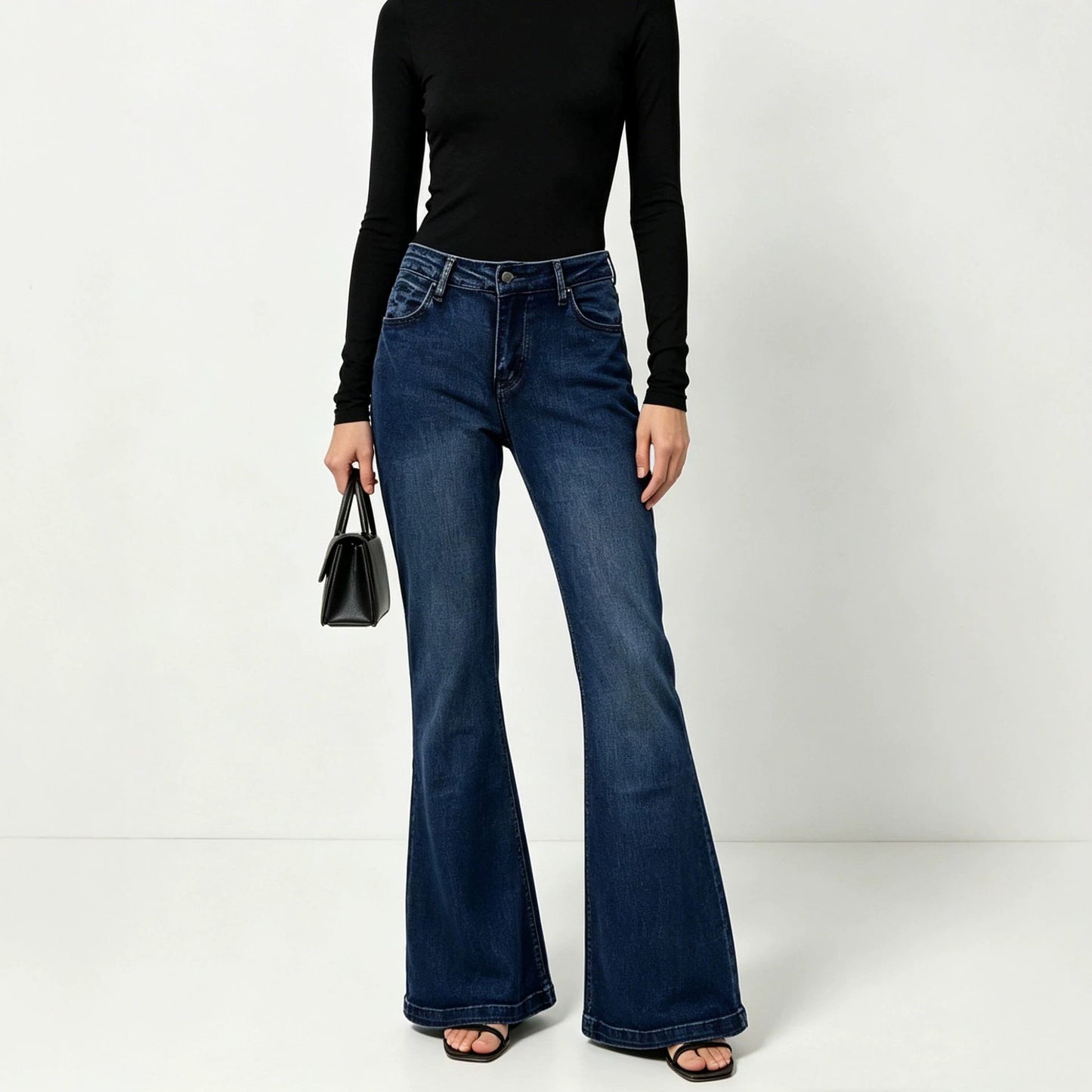 Women's American Retro Hot Trousers Slim Fit Jeans