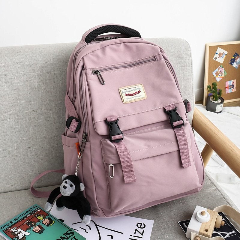 Men's French Large Capacity Female Junior High Backpacks