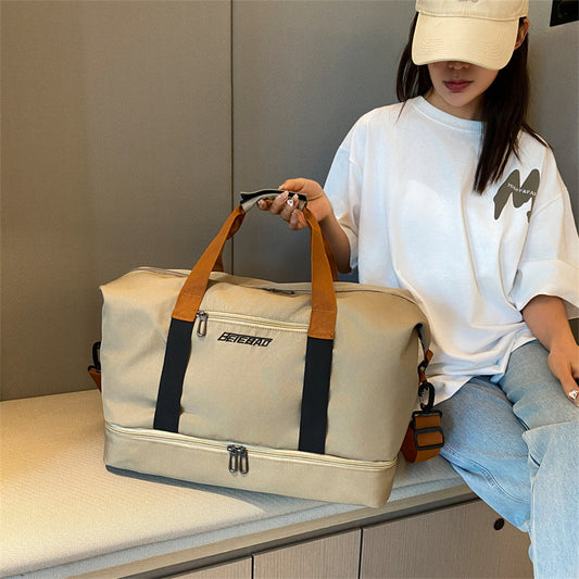 Shoe Warehouse Large Capacity Dry Wet Separation Swimming Travel Bags