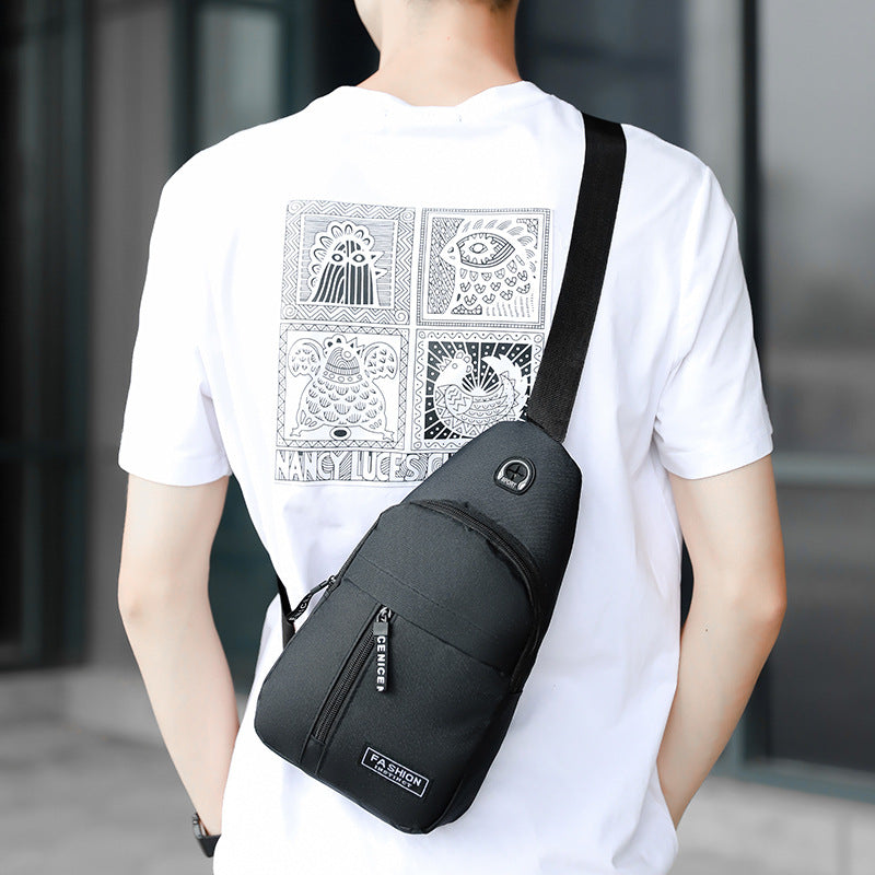 Men's Cool Durable Fashion Korean Style Men's Chest Bags
