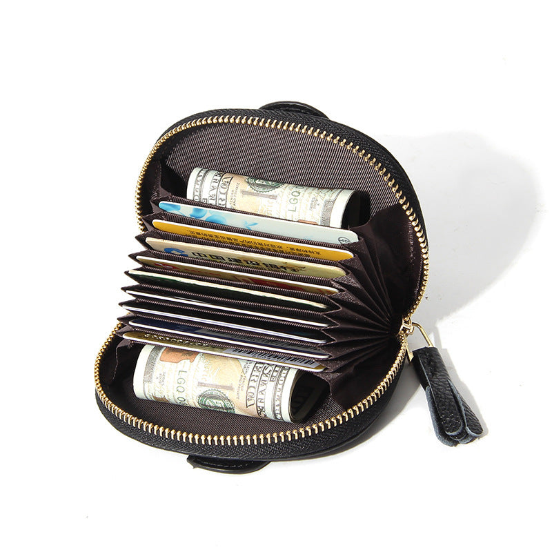 Double-sided Elephant Large Capacity Multiple Slots Cute Card Holder