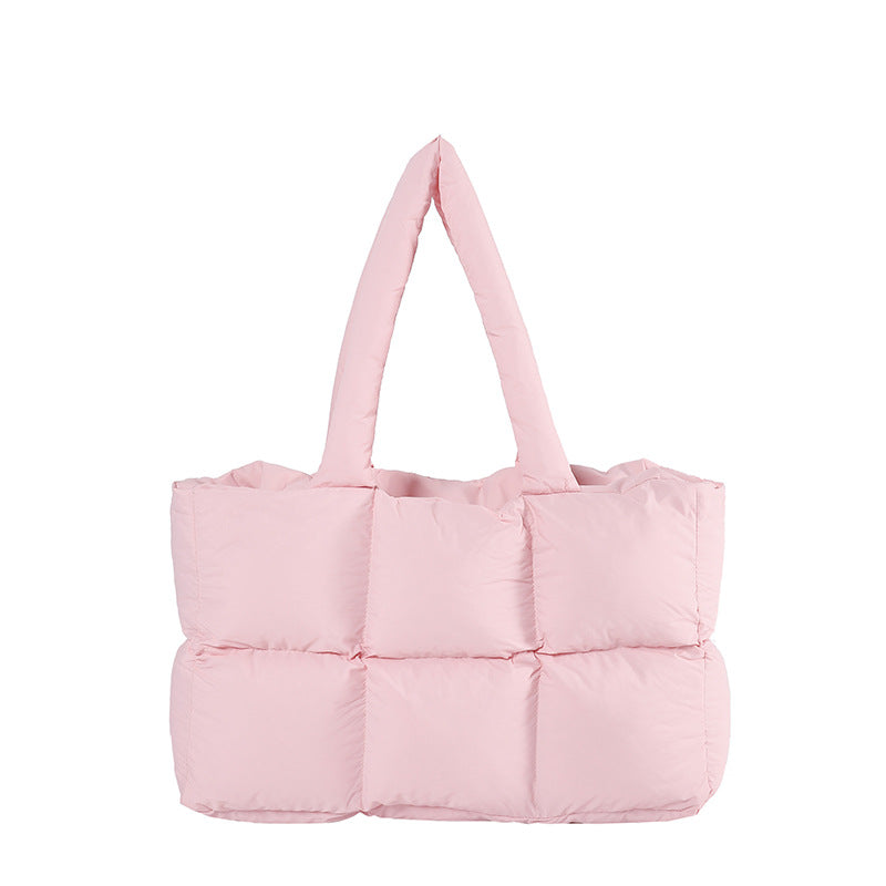 Women's Underarm Down Cotton Coat Large Capacity Shoulder Bags