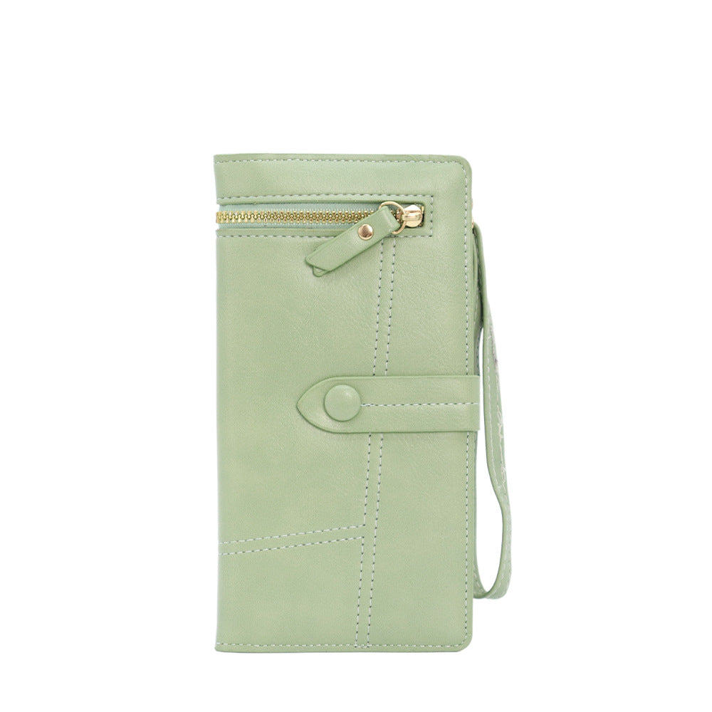 Women's Fresh Sweet Two-fold Long Multiple Slots Purses