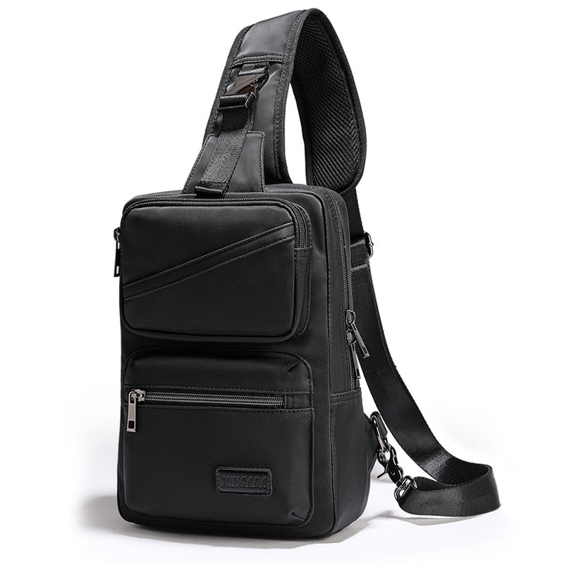 Men's Innovative Unique Classic Multifunctional Canvas Men's Chest Bags