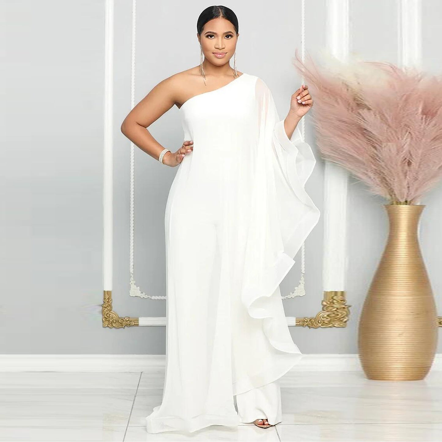 Classy Comfortable Sexy Sleeveless Stitching Stretch Suits