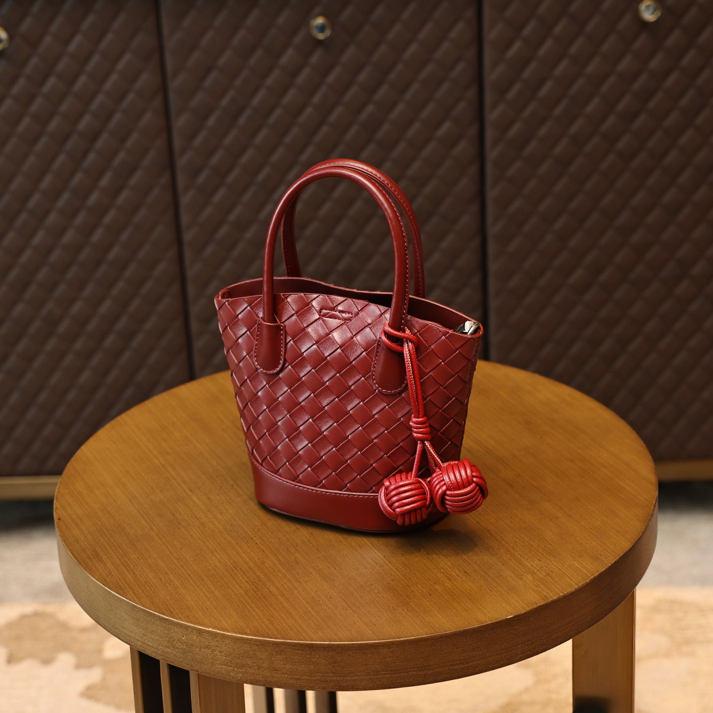 Women's Korean Style Commute Vegetable Basket Woven With Handbags