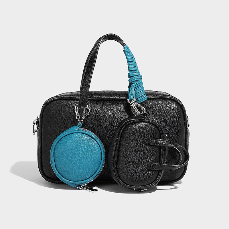 Creative Trendy Fashion Boston Bowling Composite Handbags