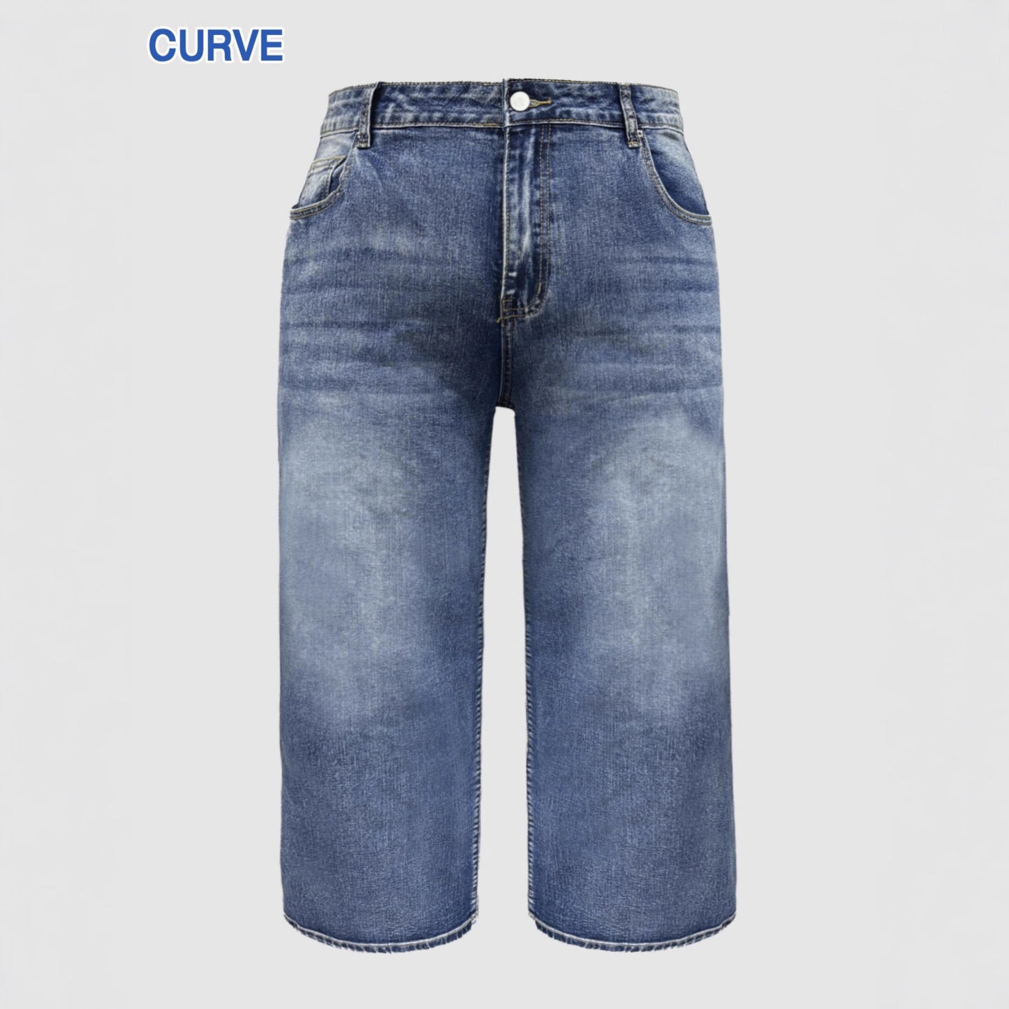 Women's American Style Retro Washed Loose Straight Autumn Jeans