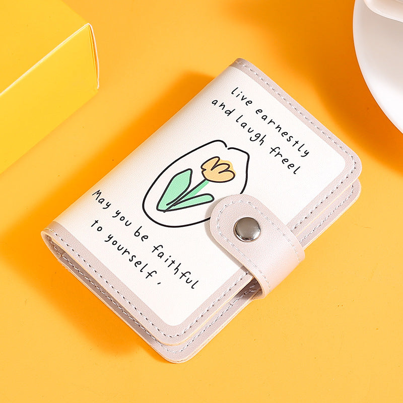 Women's Summer Fresh Driving License Large Capacity Card Holder