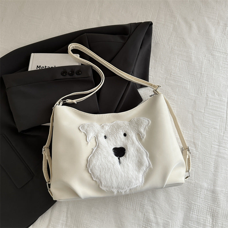 Women's Trendy Textured Simple Versatile Large Capacity Shoulder Bags