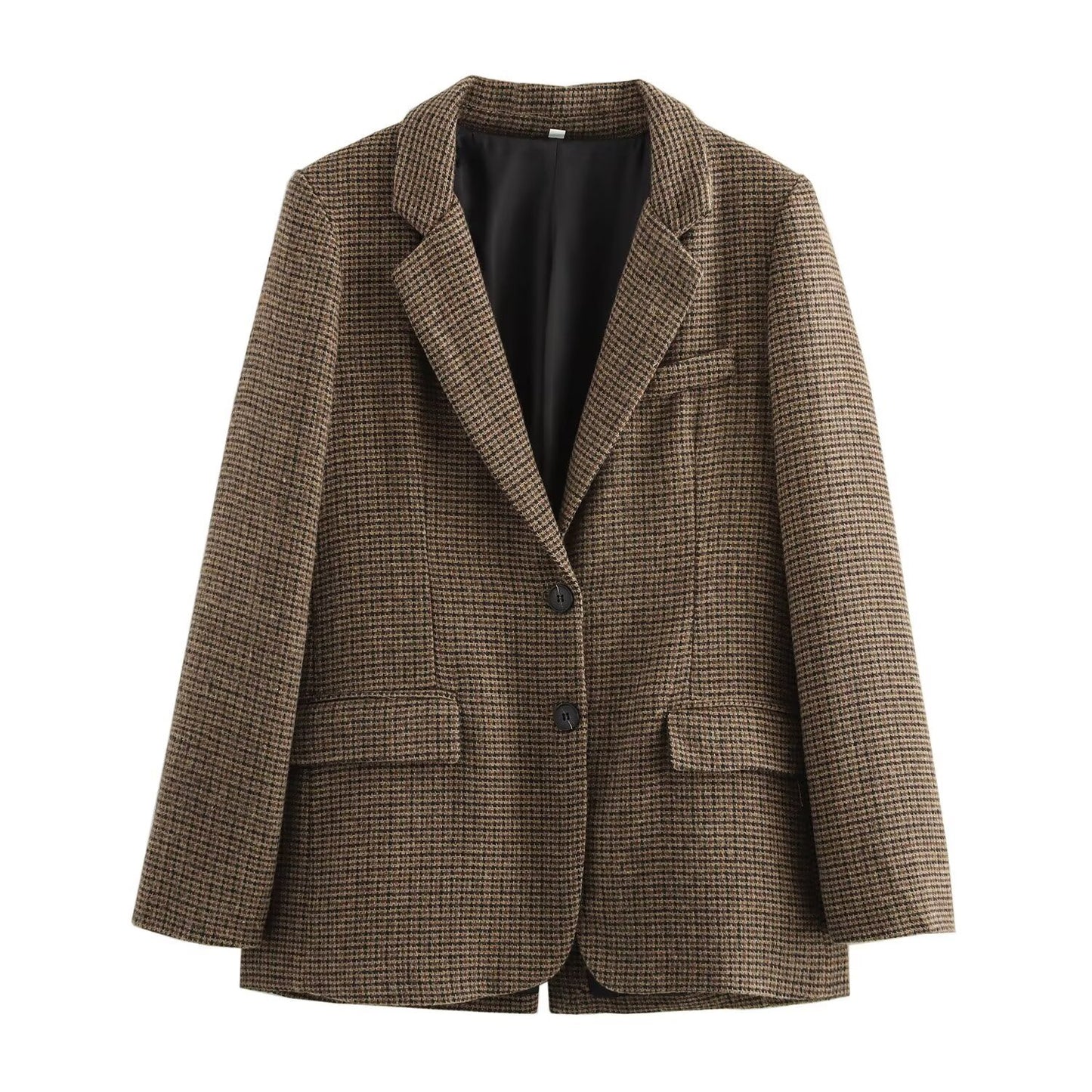 Female French Joker Temperament High Wool Blazers