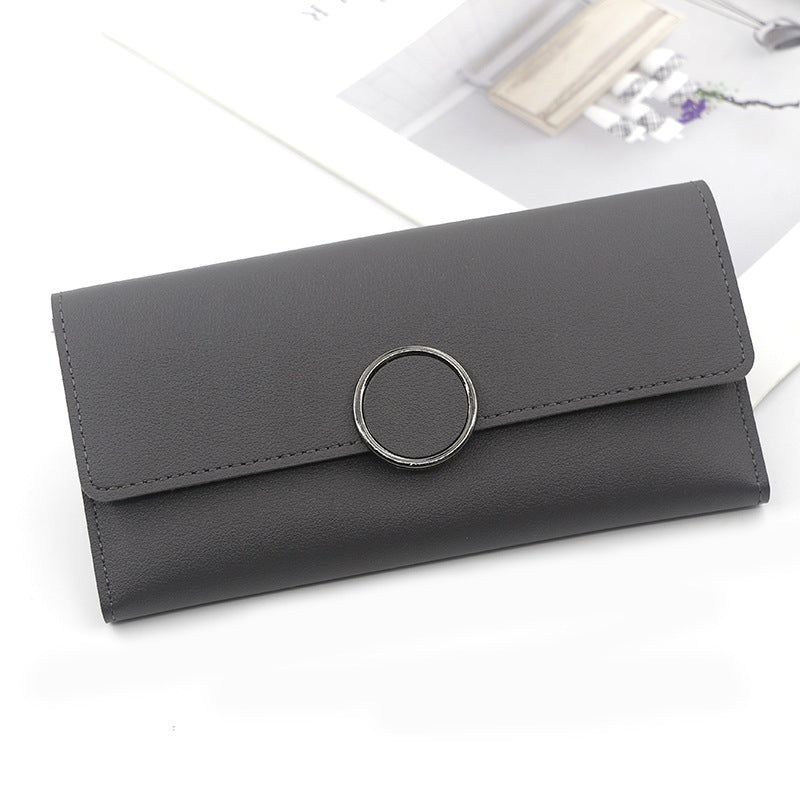 Women's Long Korean Style Simple Clutch Ladies Wallets
