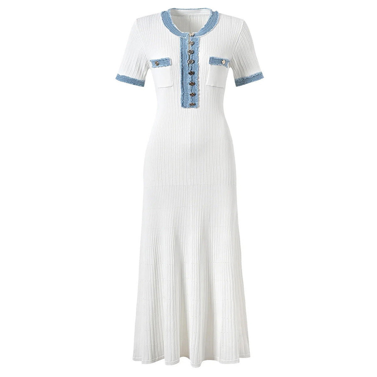 Women's Denim Simple Elegant Slim Slimming Long Dresses