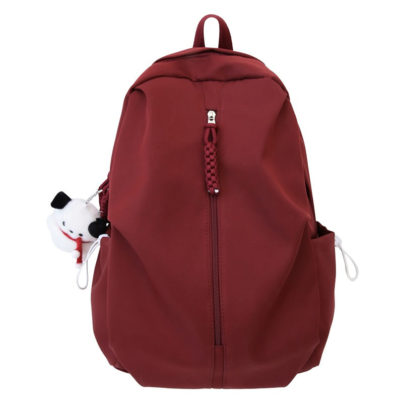 Size Simple Junior Senior High Lightweight Camp Middle School Students' Schoolbags