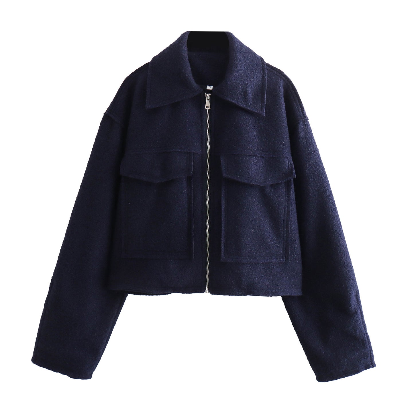 Women's Elegant Temperament Leisure Bead Leather Coats