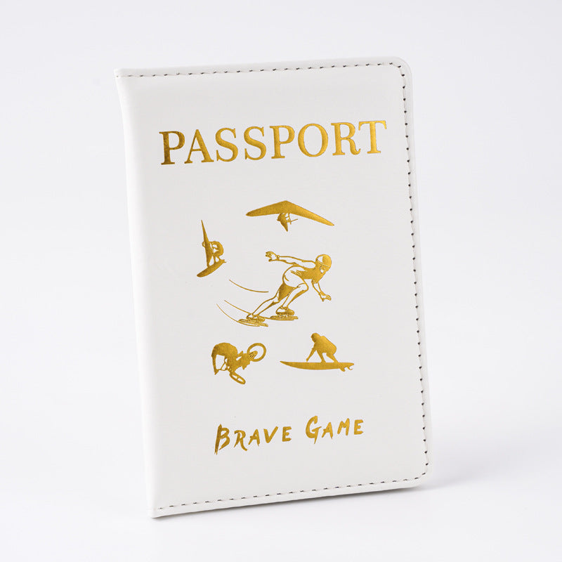 Power Creative Gilding Passport Cover Credentials Card Holder