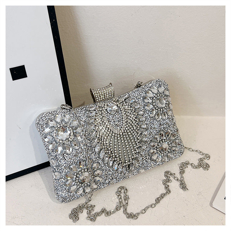 Women's Trendy Innovative Diamond Handmade Cheongsam Evening Bags