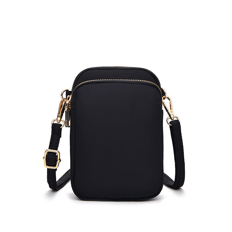 Women's Nylon Mobile Lightweight Fashion Mini Vertical Phone Bags