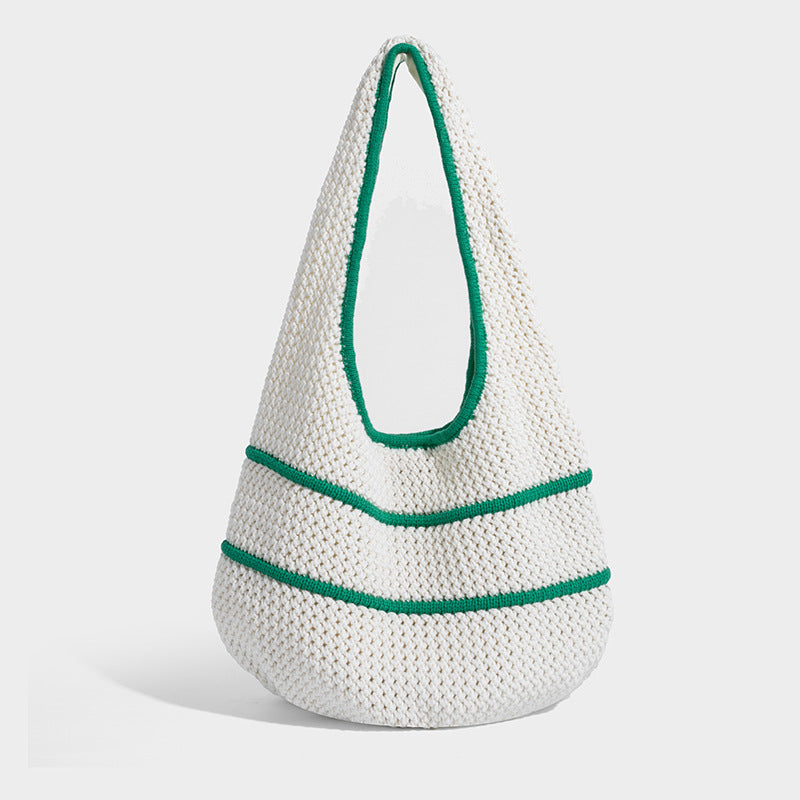 Women's Versatile Chain Dopamine Woven Underarm Shoulder Bags