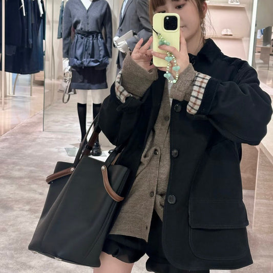 Popular Fashionable Cowhide Simple Design Portable Armpit Bags